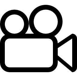 Video camera outline - Free cinema icons