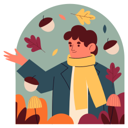 otoño sticker