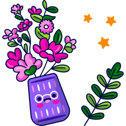 flor sticker