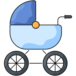 Baby buggy - Free kid and baby icons