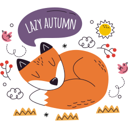 otoño sticker