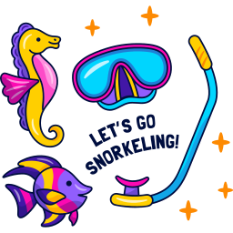 Lets Go Fishing Stickers PNG