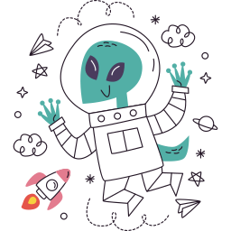 extraterrestre sticker