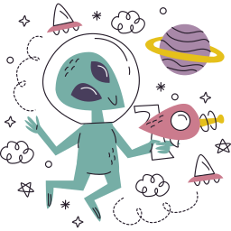 extraterrestre sticker