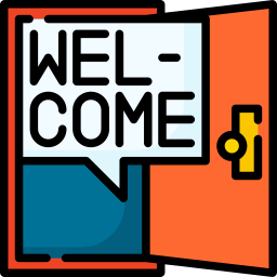 Welcome back - Free communications icons