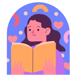 libro de lectura sticker