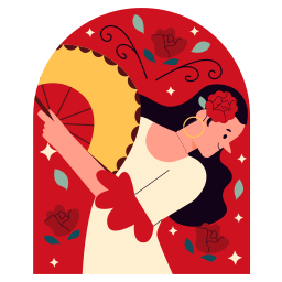 flamenco sticker