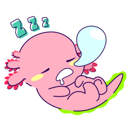 dormir sticker