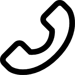 Telephone auricular outline - Free interface icons