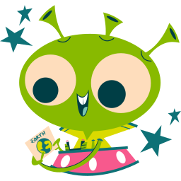 extraterrestre sticker