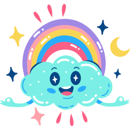 Blue Rainbow Friends Sticker - Blue Rainbow Friends - Discover & Share GIFs