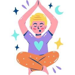 meditación sticker