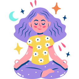 Meditation Stickers - Free wellness Stickers