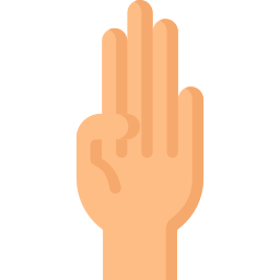 Pallava mudra - Free hands and gestures icons