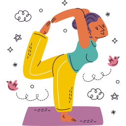 yoga sticker