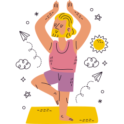 yoga sticker