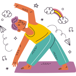 yoga sticker