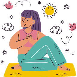 yoga sticker