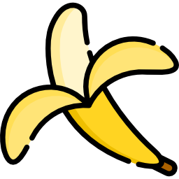 Fresh three banana in a bunch Royalty Free Vector Image