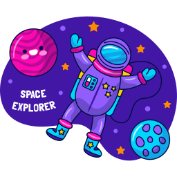 espacio sticker