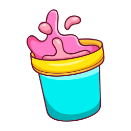 leche de fresa sticker