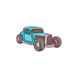 Free Old car Stickers, + 26 stickers (SVG, PNG)