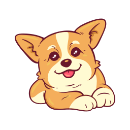 corgi sticker