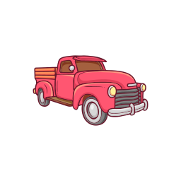 Free Vintage car Stickers, + 24 stickers (SVG, PNG)