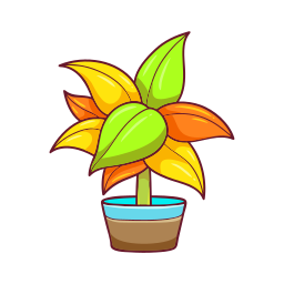 Stickers Pot De Fleurs PNG , Plante, Fleurs, Autocollant PNG et