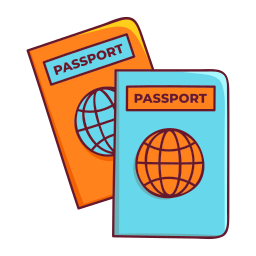 pasaporte sticker