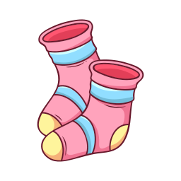 Cartoon Socks PNG Transparent Images Free Download, Vector Files