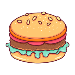 hamburguesa sticker
