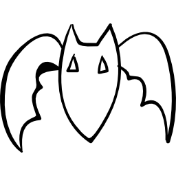 Bat outline - Free animals icons