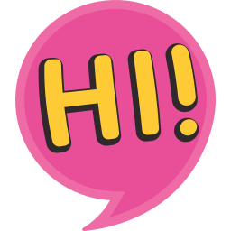 Hi Stickers - Free communications Stickers