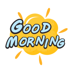 Good morning Stickers - Free communications Stickers