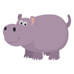 hipopótamo sticker