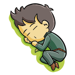 dormido sticker