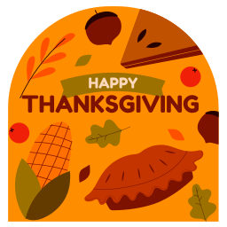 Thanksgiving sticker