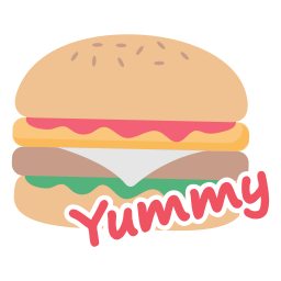 hamburguesa sticker