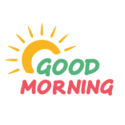 Good morning Stickers - Free food and restaurant Stickers