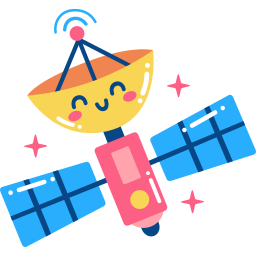 satélite sticker