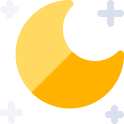 Crescent moon - Free weather icons