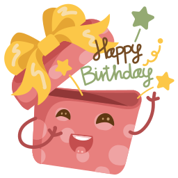feliz cumpleaños sticker
