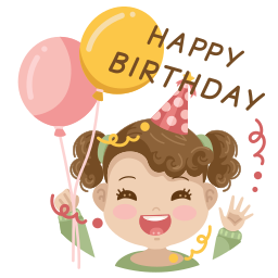 Birthday Girl' Sticker