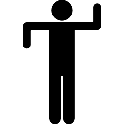 Working out silhouette - Free sports icons