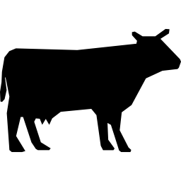 Cow silhouette - Free animals icons