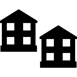 Two buildings - Free buildings icons