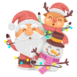 papá noel sticker