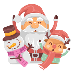 papá noel sticker