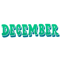 diciembre sticker